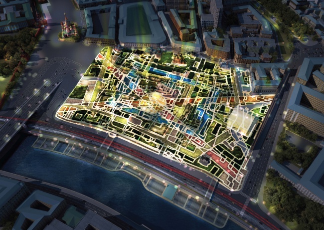 Парк «Зарядье». Конкурсный проект консорциума MVRDV Парк «Зарядье». Конкурсный проект консорциума MVRDV