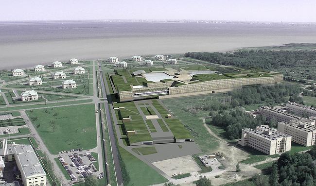 Зеленый бастион. Конкурсный проект на архитектурную идею конгресс-центра «Константиновский» в Стрельне