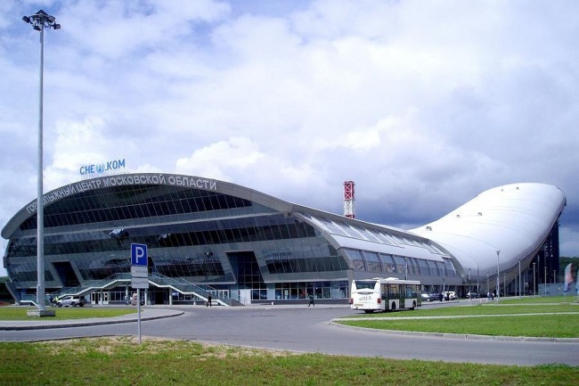 Горнолыжный спуск в Красногорске Горнолыжный спуск в Красногорске
