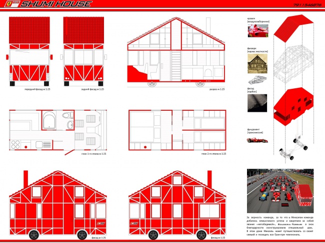 SHUMI HOUSE. Проект дома для Михаэля Шумахера в рамках конкурса "Дом для Звезды"